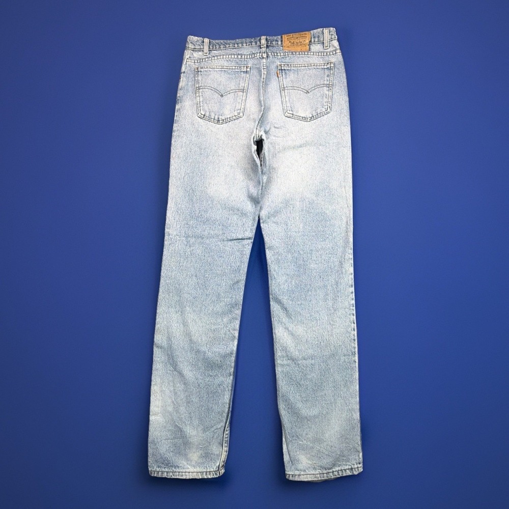Vintage Levi's 509 Jeans Men's 38x36 (Fits 33x35) Orange Tab Straight Leg